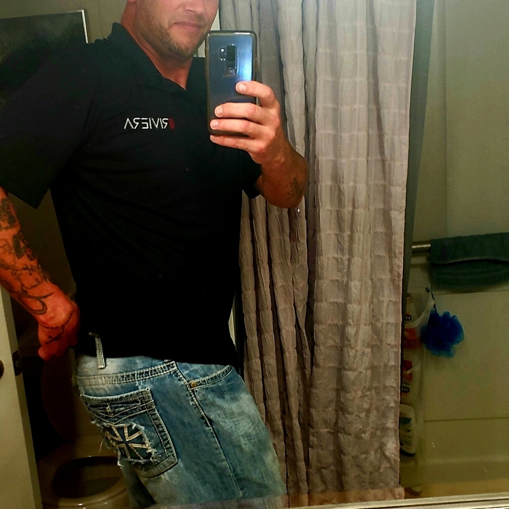 Mens 38 32 Helix relaxed fit jeans